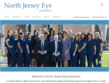 Tablet Screenshot of northjerseyeye.com